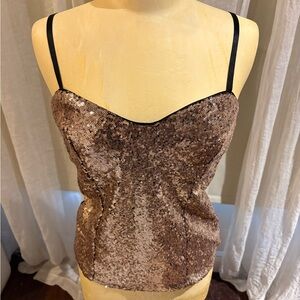 VENUS Bronze Sequin Camisole